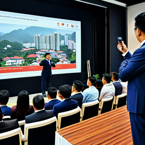 경매사 자격증이 유리한 업종 - Real Estate Auction Scene**

"A modern, well-dressed auctioneer in a modest suit, conducting a prope...