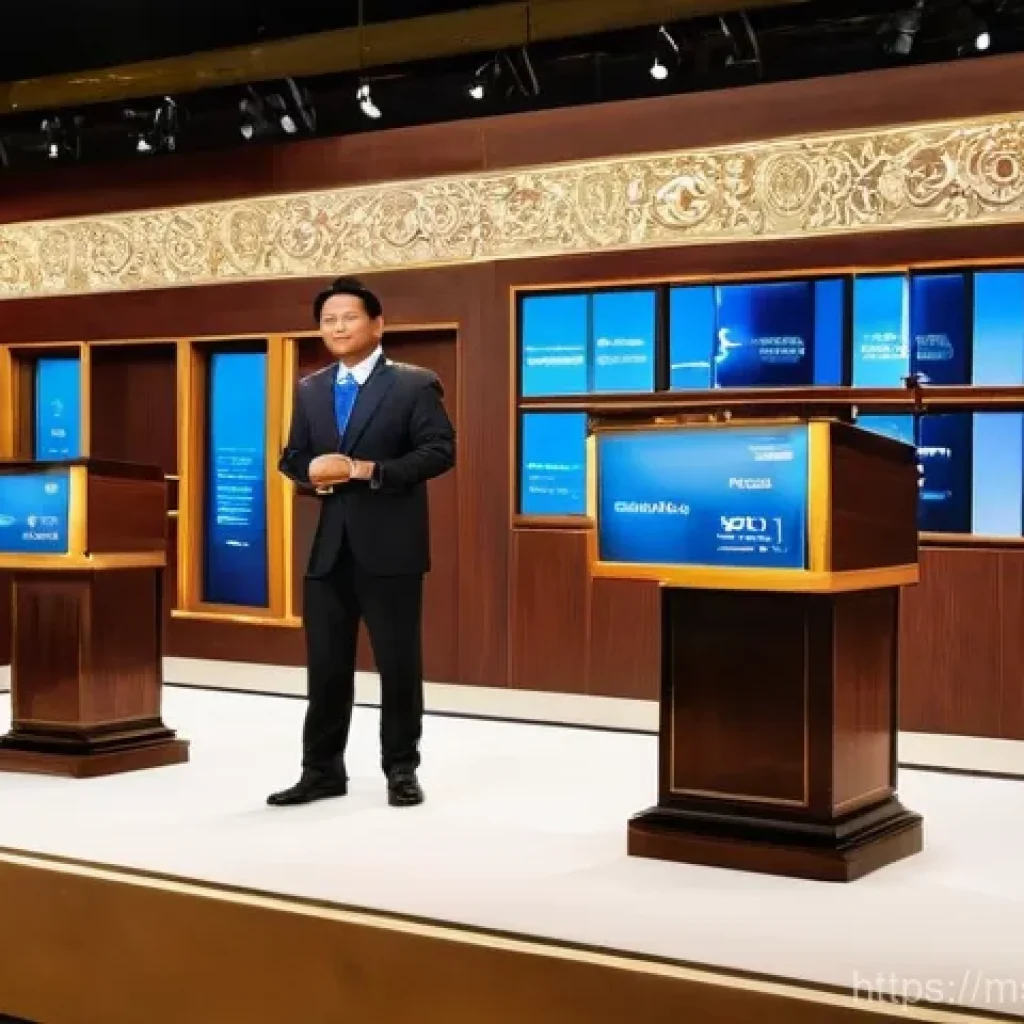 경매사 시험 관련 최신 기출문제 - **Prompt:** A dynamic, mid-career Malaysian auctioneer, professionally dressed in a modern business ...