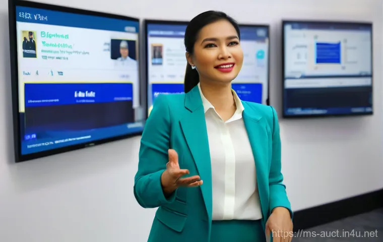 경매사 관련 최신 법률 변화 - **Prompt 1: The Modern Malaysian Auctioneer Leading an e-Lelong Session**
"A confident and profe...