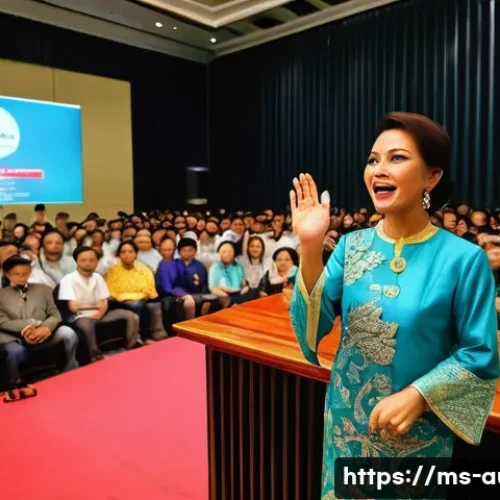 Home 24 경매사와 감정평가사의 차이 - **"A vibrant, wide-angle shot capturing a lively public property auction in a modern hall in Malaysi...